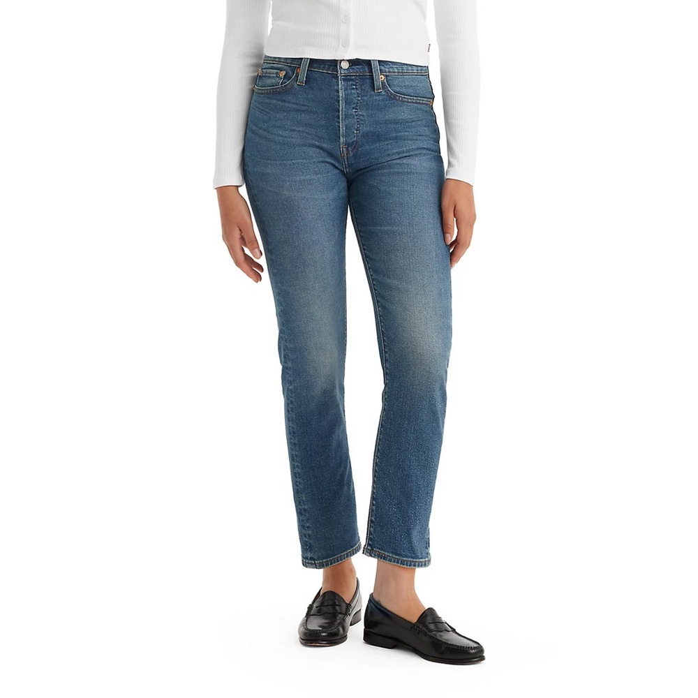 Classic Blue Straight Leg Women's Jeans